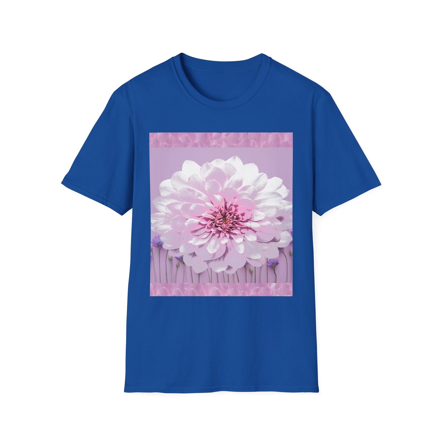 Pale Pink Flowers Abstract Unisex T-Shirt