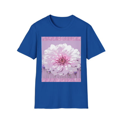 Pale Pink Flowers Abstract Unisex T-Shirt