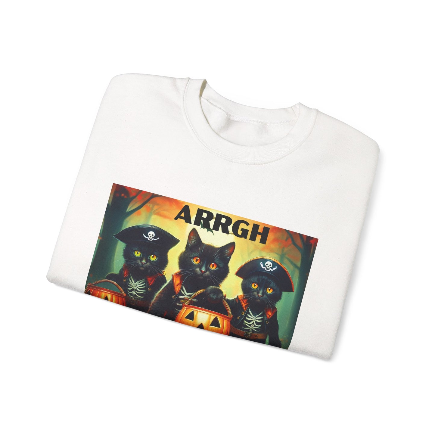 Pirate Cats Crewneck Sweatshirt - Halloween Costume