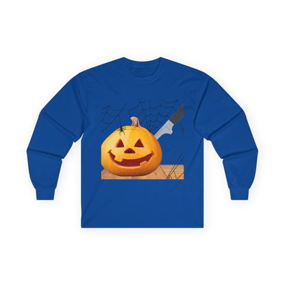 Pumpkin Carved Up Unisex Ultra Cotton Long Sleeve Tee