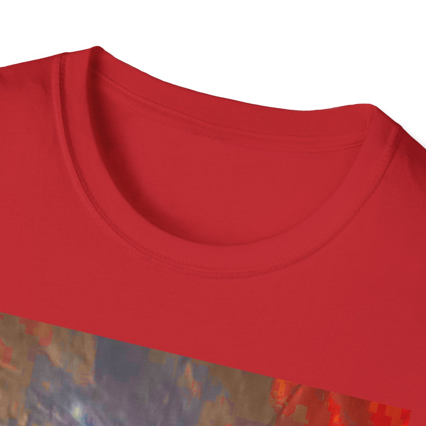 Vibrant Adventure motorcycle T-Shirt | Unisex Softstyle Tee, Casual Streetwear, Trendy Graphic Top, Unique Gift for Travelers, Colorful Artwork Shirt