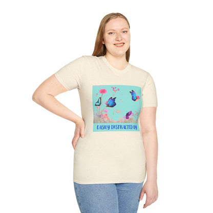 Easily distracted by Butterfly T-Shirt