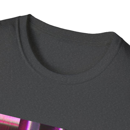 Vibrant Abstract Art T-Shirt, Trendy Graphic Tee, Softstyle Shirt, Unique Gift for Art Lovers, Casual Everyday Wear
