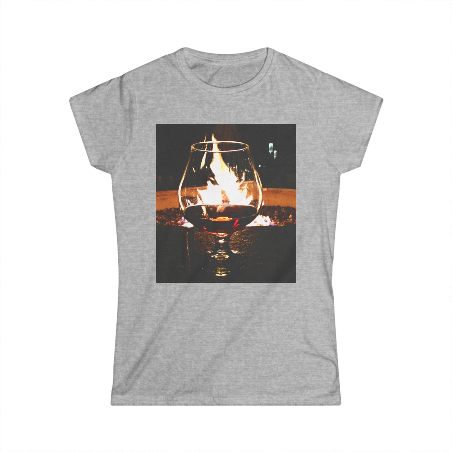 Elegant Wine-Themed Women's Softstyle Tee, Perfect for Wine Lovers, cognac enthusiasts. Casual Outings, Gifts for Her, Cozy Gatherings, and Wine Events