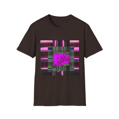 Vibrant Abstract Art T-Shirt, Trendy Graphic Tee, Softstyle Shirt, Unique Gift for Art Lovers, Casual Everyday Wear