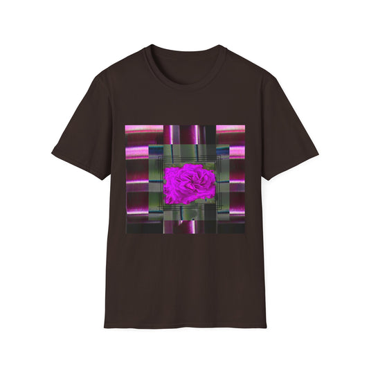 Vibrant Abstract Art T-Shirt, Trendy Graphic Tee, Softstyle Shirt, Unique Gift for Art Lovers, Casual Everyday Wear