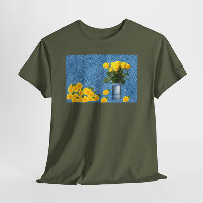 Floral Bouquet Unisex Heavy Cotton Tee