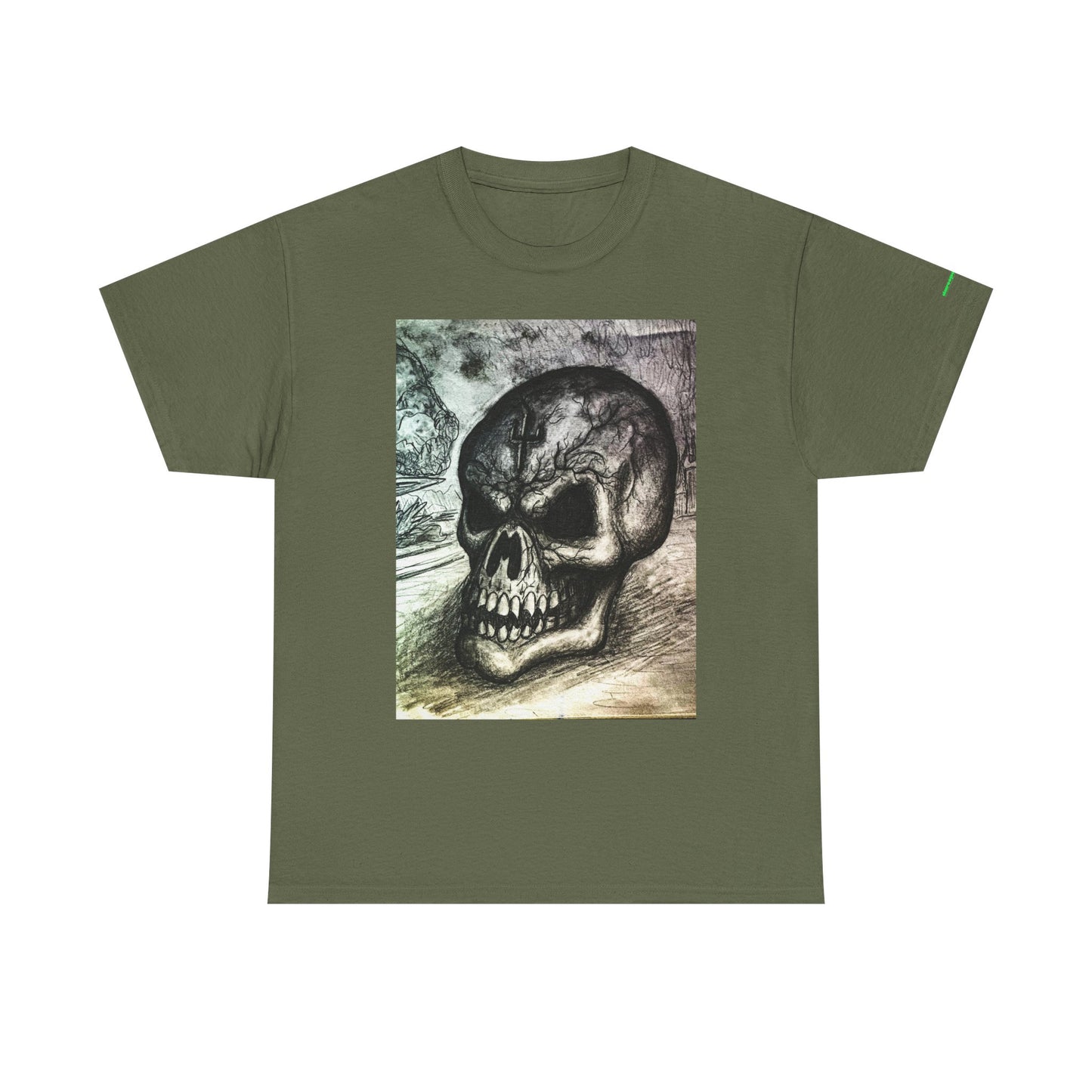 Skull Graphic Unisex Heavy Cotton Tee
