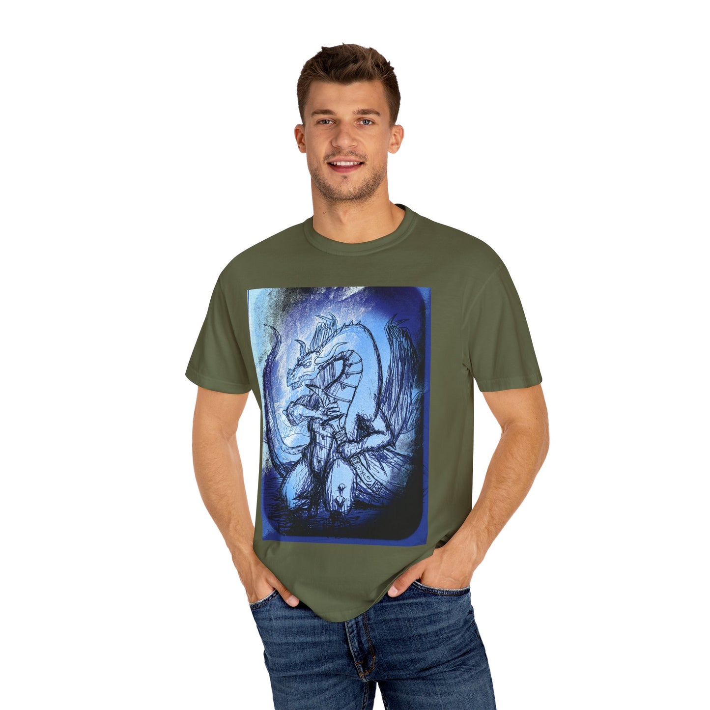 Dragon Artwork Unisex T-Shirt - Vibrant, Unique Design for Fantasy Lovers