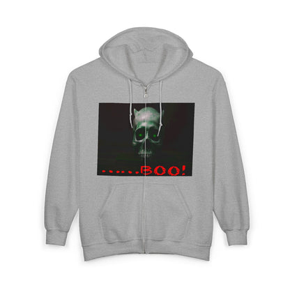 Dark Green Eyed Demon Full Zip Hooded Sweatshirt