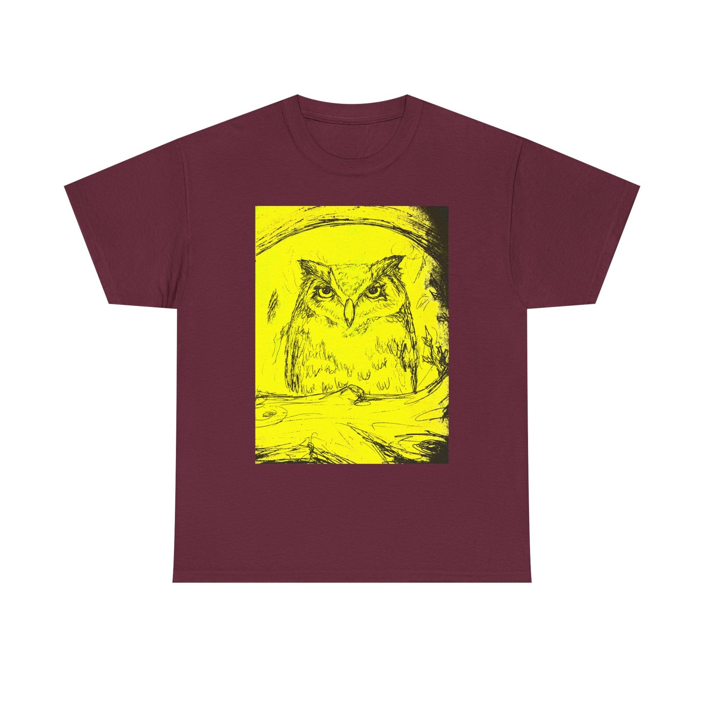Fantasy Owl unisex  Heavy Cotton Tee