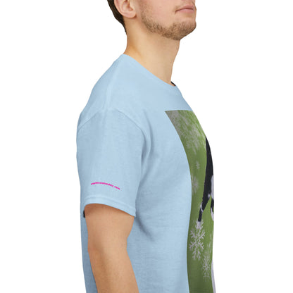 Holiday Cat T‑Shirt – “Aahhh, The Holidays” Funny Snowman Cat Tee