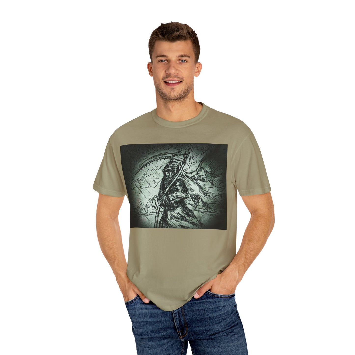 Grim Reaper Graphic T-Shirt for Halloween