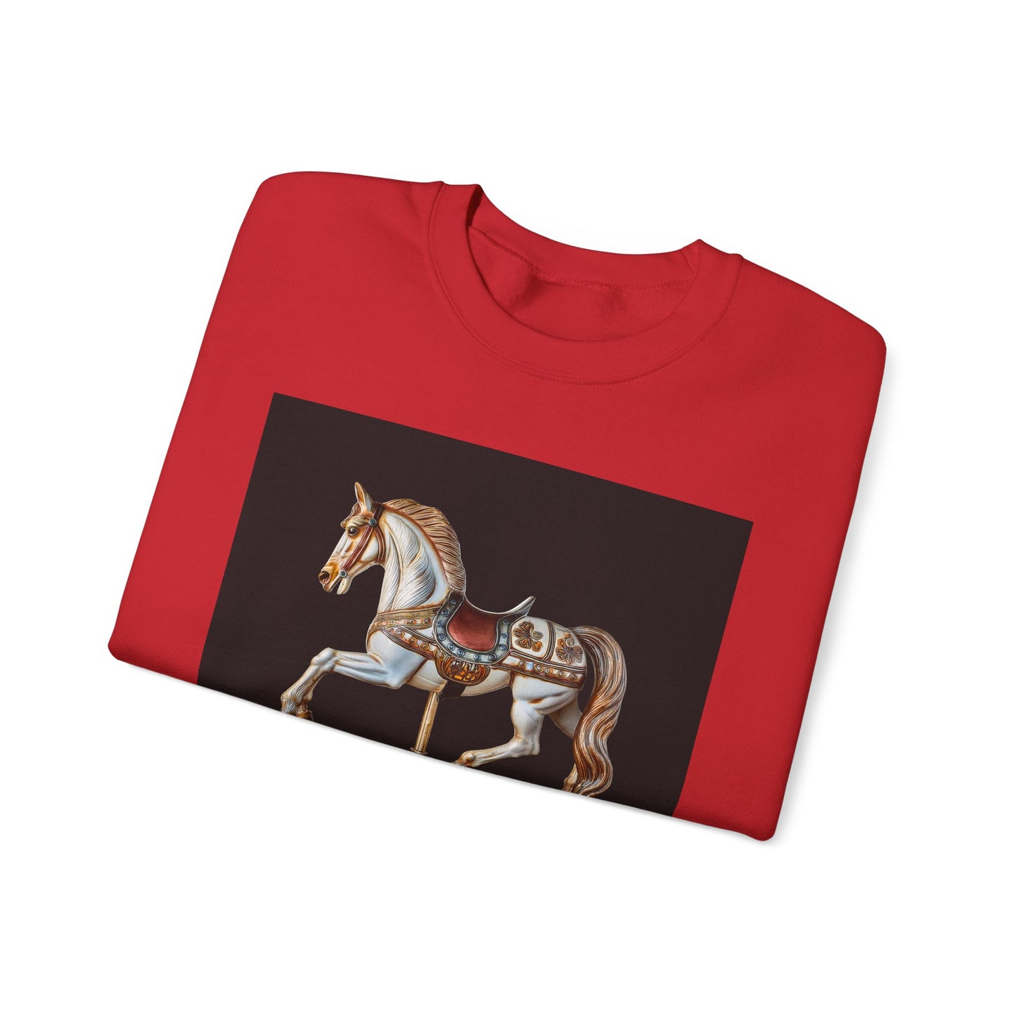 Vintage Carousel Horse Crewneck Sweatshirt, Cozy Sweatshirt, Equestrian Gift, Animal Art Sweatshirt, Unique Fall Apparel, Celebration [...]