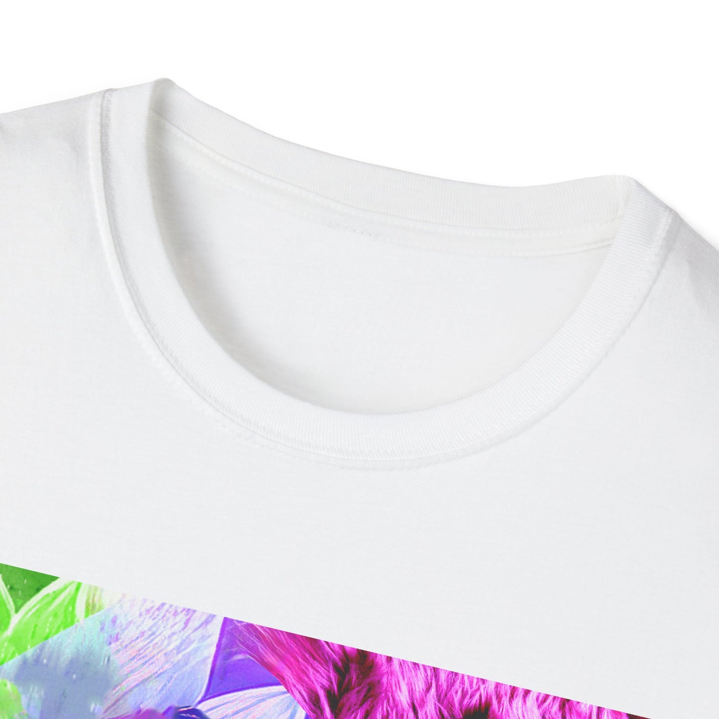 Colorful Moonlit Distorted Vibes Unisex T-Shirt, Graphic Tee, Casual Wear, Summer Fashion, Trendy Gift for Friends