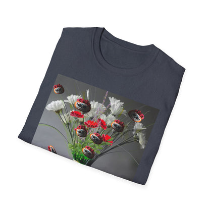 Skeleton Pumpkin Bouquet T-Shirt