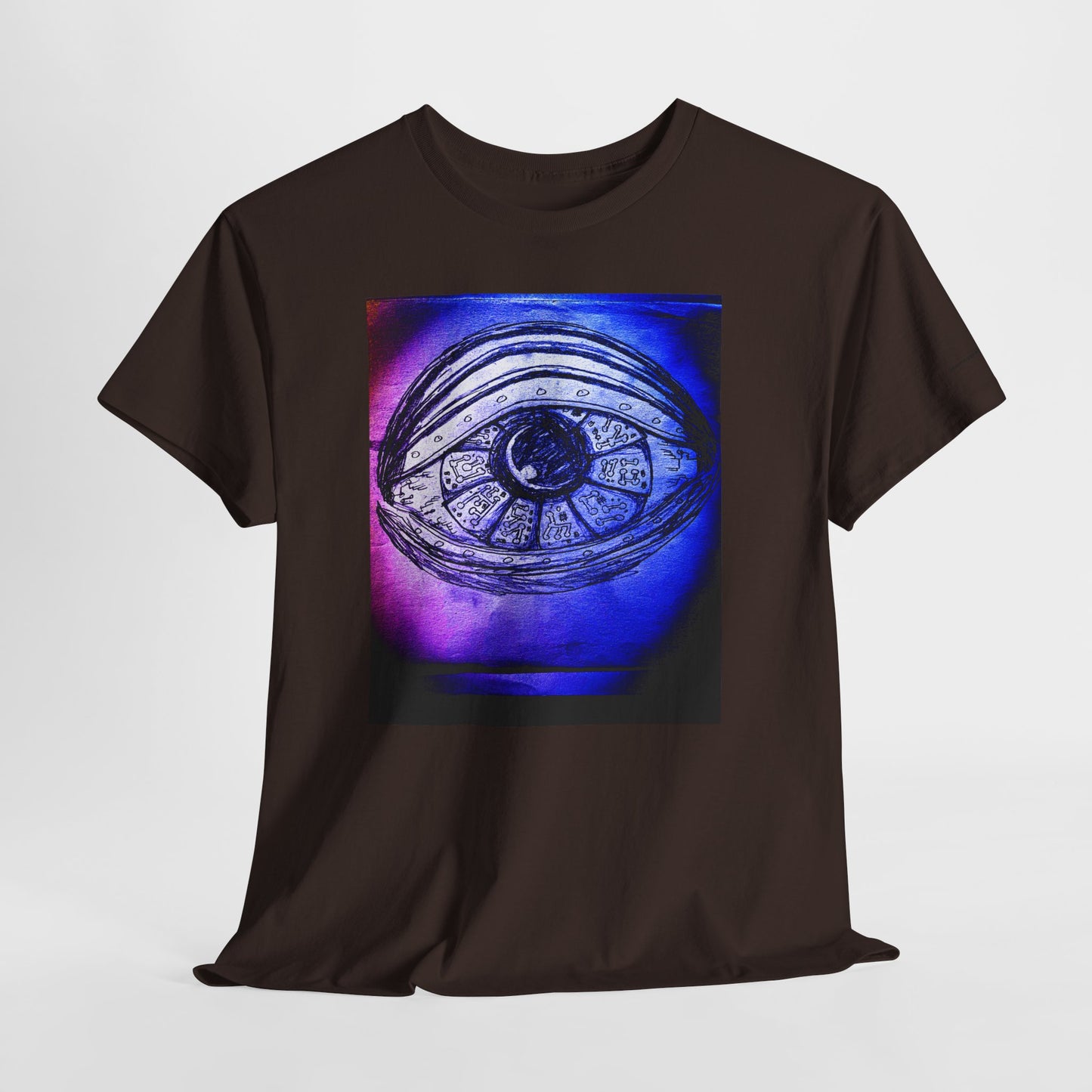 Mystic Eye Graphic Tee — Cosmic Third Eye Illustration T-Shirt