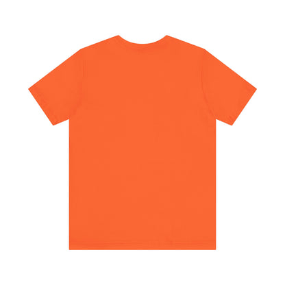 Halloween Distorted Pumpkin Graphic Tee, Unisex T-Shirt for Autumn, Spooky Season Top, Halloween Costume Idea, Men's & Women's Casual Wear