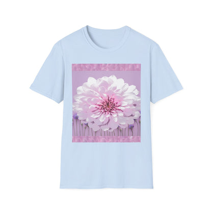 Pale Pink Flowers Abstract Unisex T-Shirt