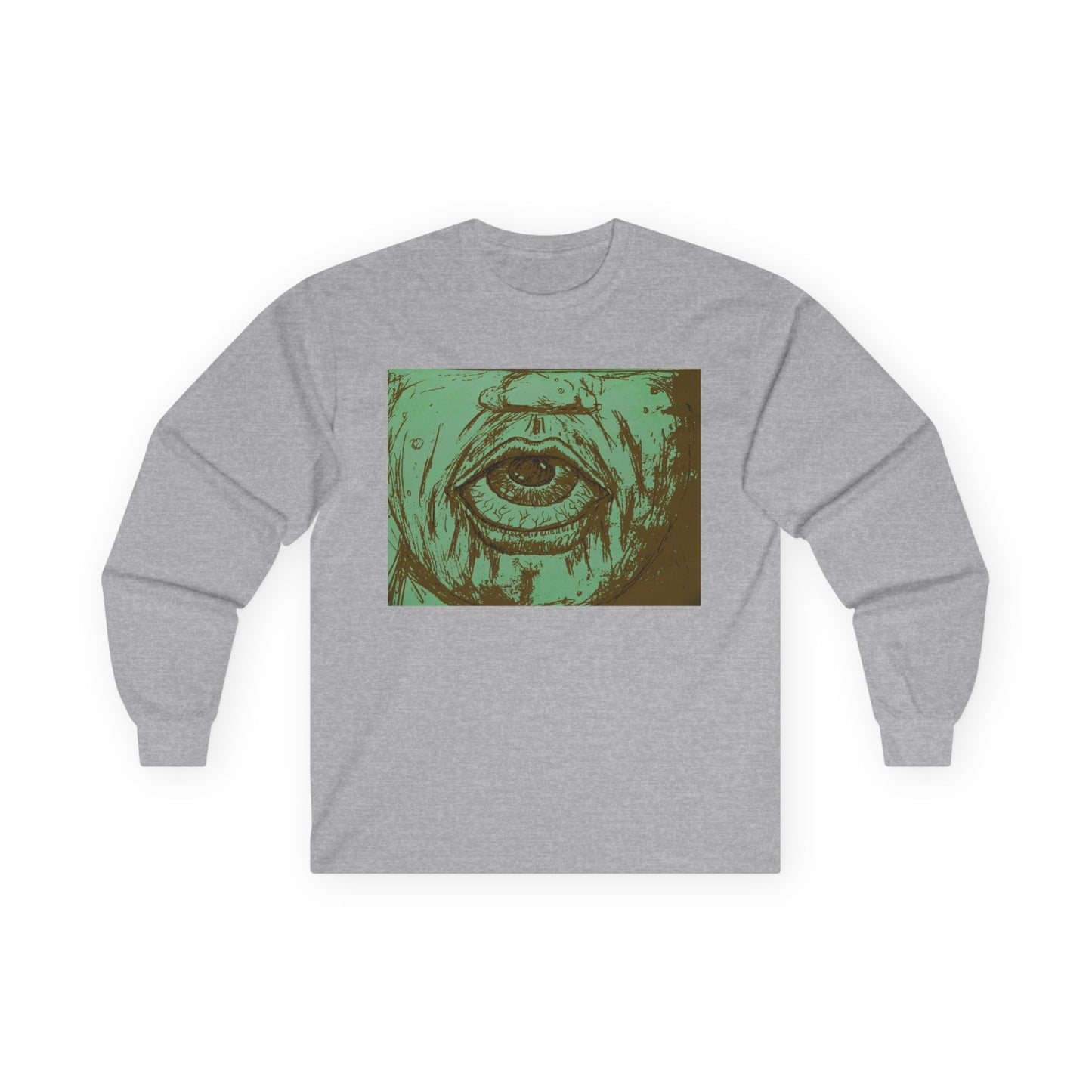 Abstract Altered  Eye Long Sleeve Tee