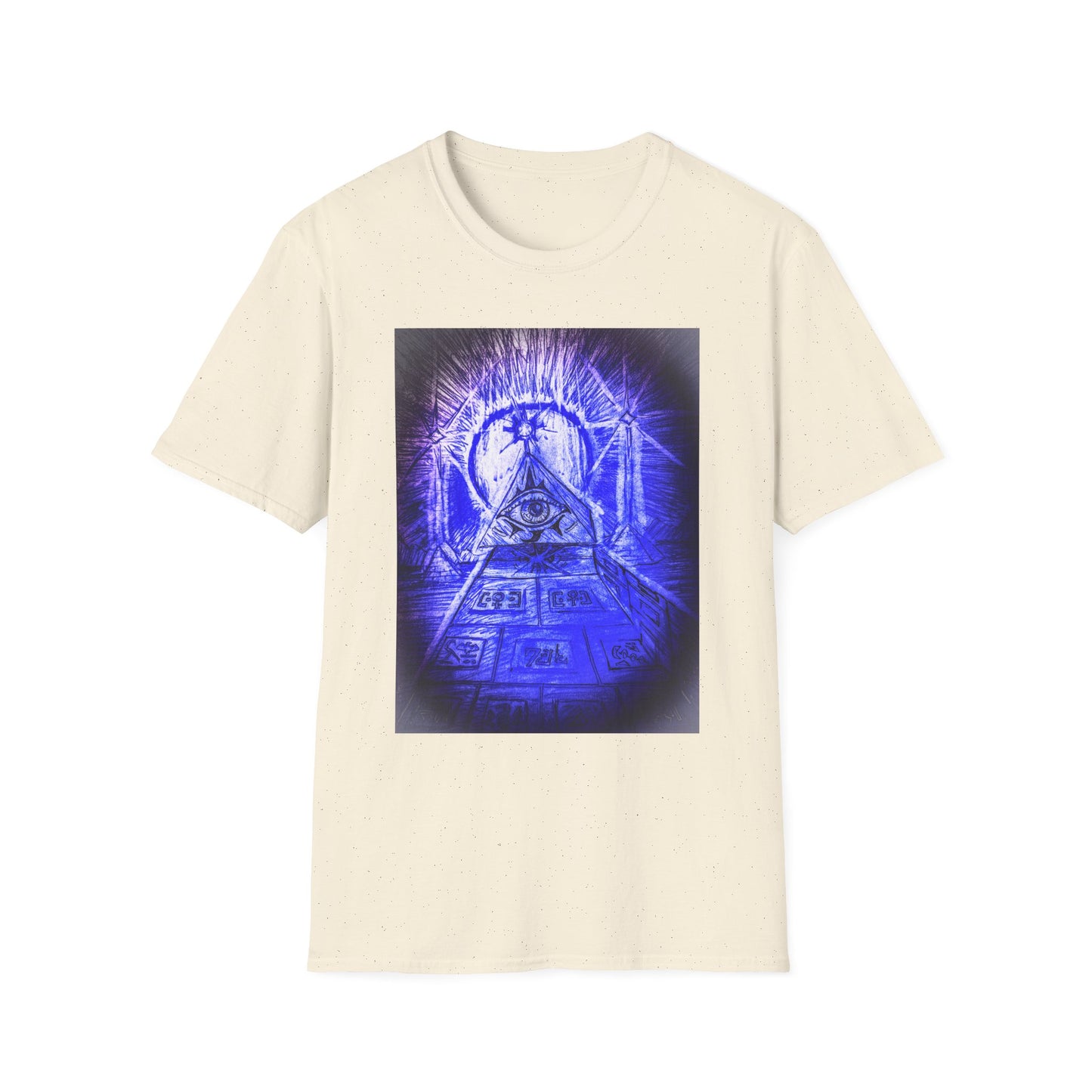 Mystical Pyramid Unisex T-Shirt, Trendy Graphic Tee, Eye of Providence Shirt, Casual Wear, Gift for Occasions