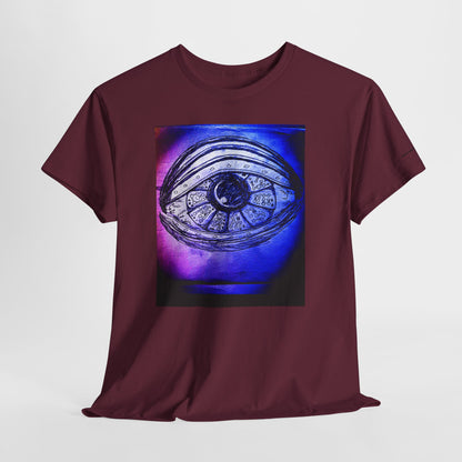Mystic Eye Graphic Tee — Cosmic Third Eye Illustration T-Shirt