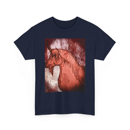 Artistic Unicorn Fantasy Print Unisex Heavy Cotton Tee