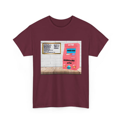 Cupcake ATM Tee Shirt 
Unisex Cotton