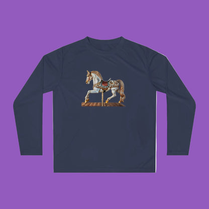 Vintage Carousel Horse Performance Shirt | Unisex Activewear