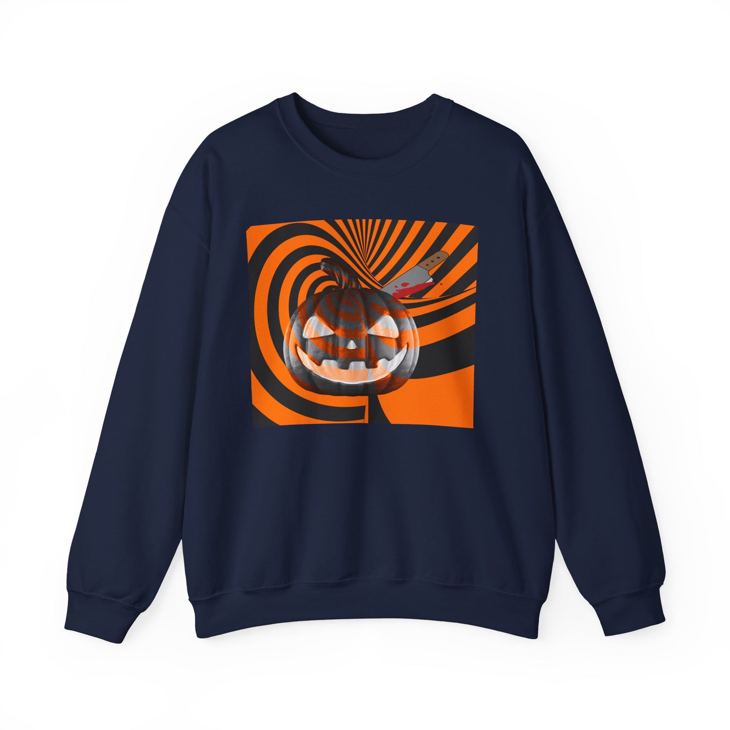 Halloween Pumpkin Crewneck Sweatshirt
