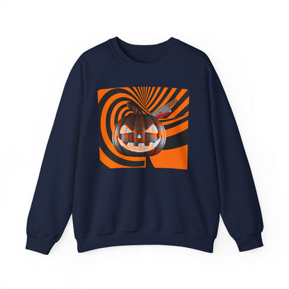Halloween Pumpkin Crewneck Sweatshirt
