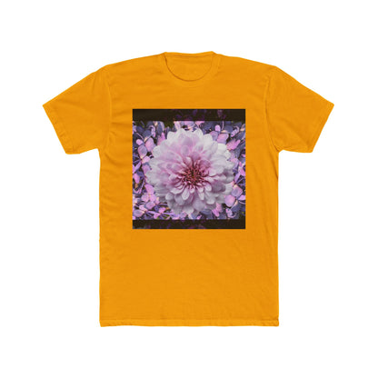Floral Lilacs Bloom Unisex Cotton Crew Tee, Floral T-Shirt, Summer Outfit, Gift for Nature Lovers, Eco-Friendly Apparel, Botanical Tee