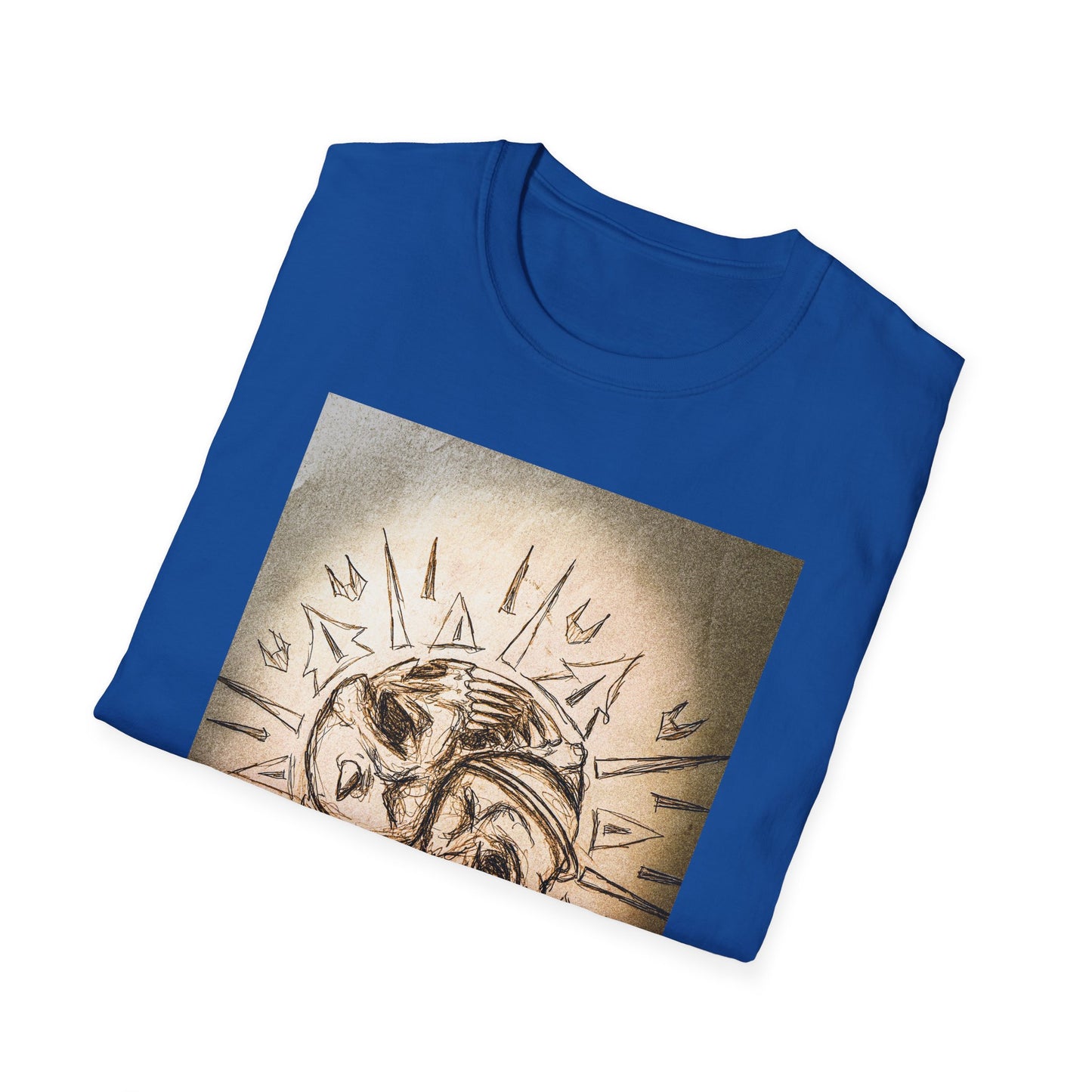 Vintage-Inspired Mutant Unisex Softstyle T-Shirt, Bohemian Tee, Unique Graphic Shirt, Casual Wear, Gift for Friends, Festival Attire