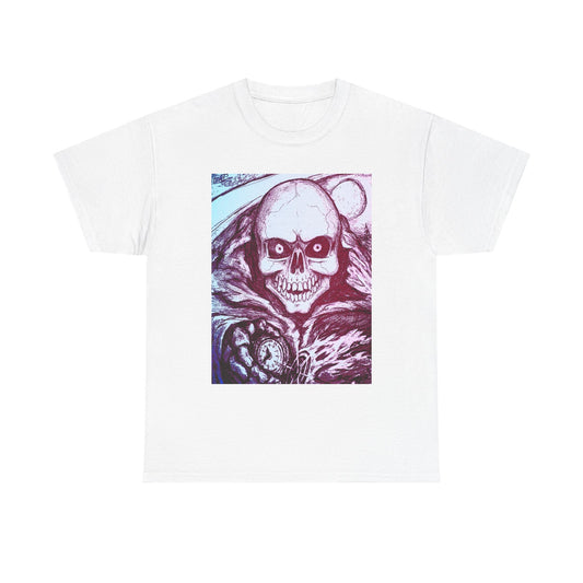 Grim Reaper Graphic Unisex Heavy Cotton Tee