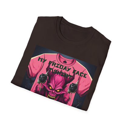 Demon Face Unisex T-Shirt - Friday Face Graphic Tee