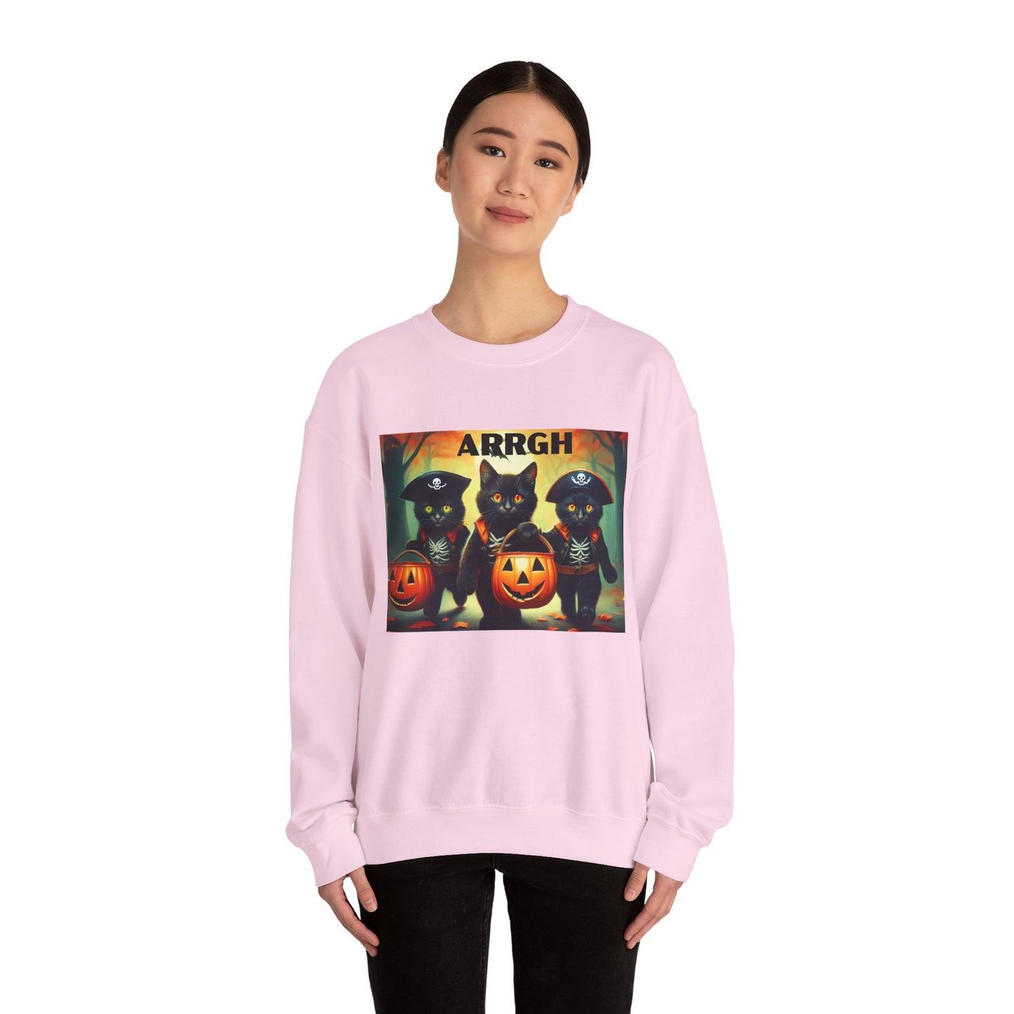 Pirate Cats Crewneck Sweatshirt - Halloween Costume