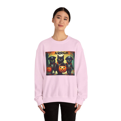 Pirate Cats Crewneck Sweatshirt - Halloween Costume