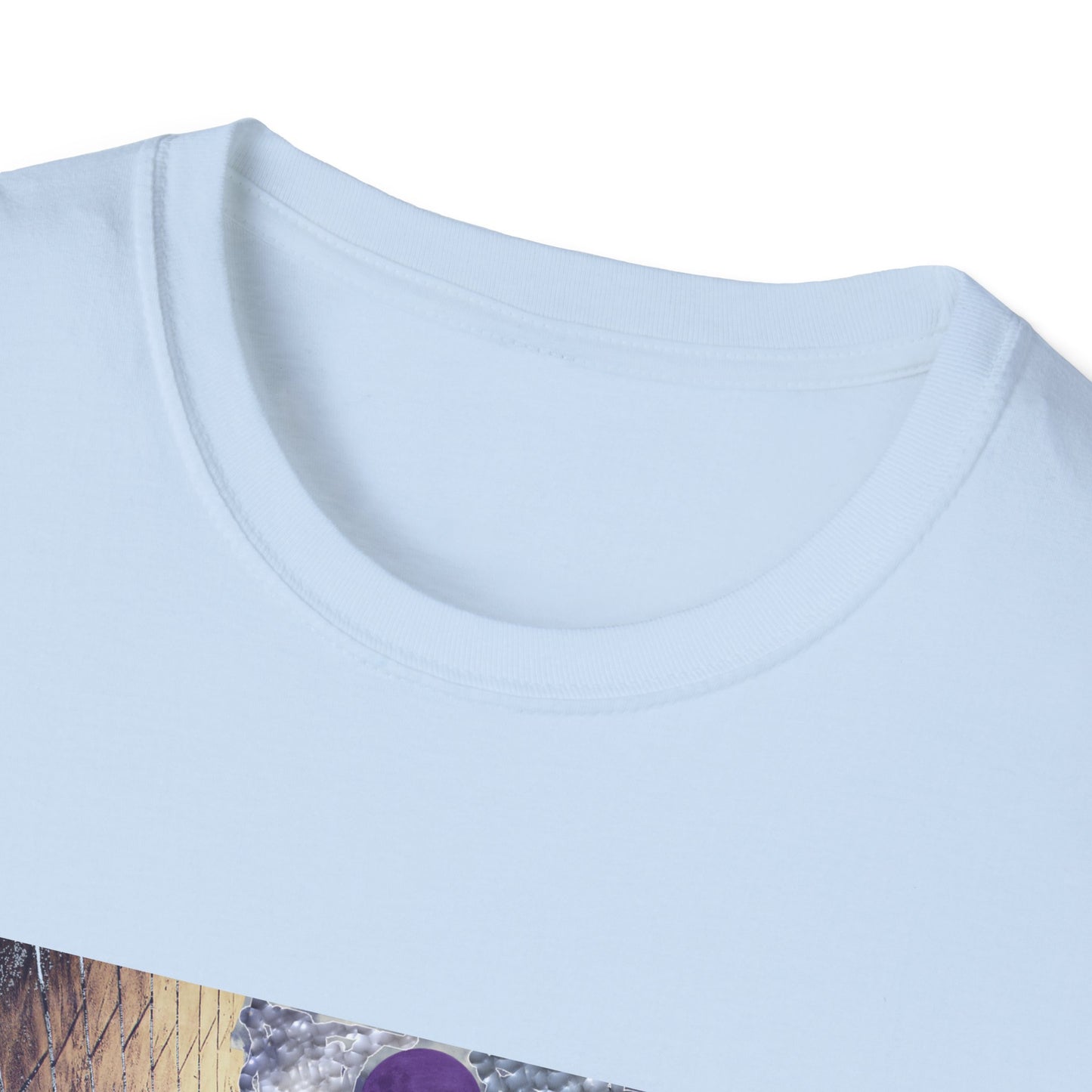 Mystical Stairway Bats Unisex T-Shirt - Softstyle Tee for Dreamers, Perfect for Gifting, Spiritual Occasions, Casual Wear, Art Lovers, [...]