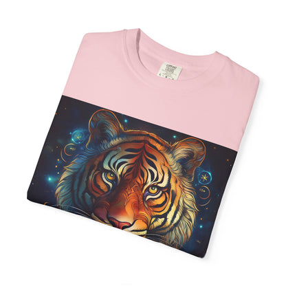 Chic Chinese Zodiac Tiger T-Shirt, Unisex Graphic Tee, Astrology Apparel, Zodiac Fashion, Year of the Tiger Shirt