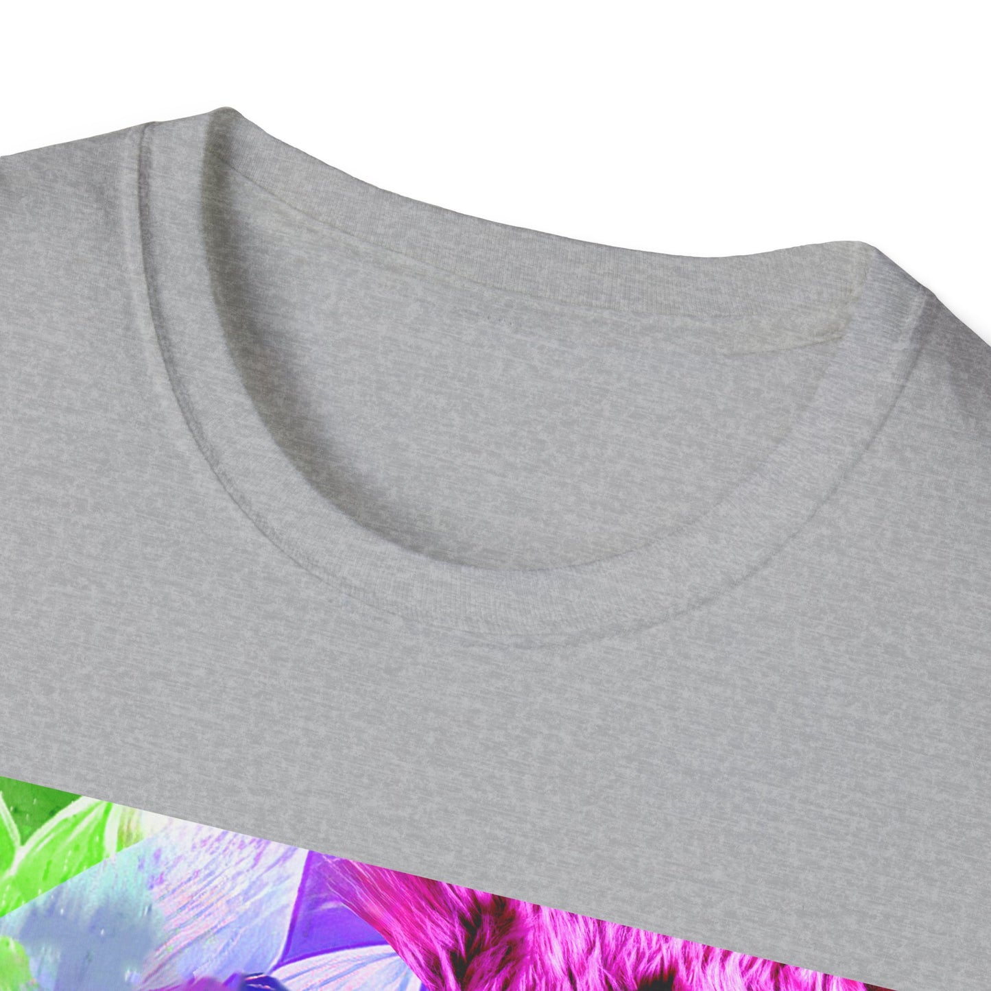 Colorful Moonlit Distorted Vibes Unisex T-Shirt, Graphic Tee, Casual Wear, Summer Fashion, Trendy Gift for Friends