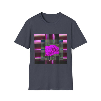 Vibrant Abstract Art T-Shirt, Trendy Graphic Tee, Softstyle Shirt, Unique Gift for Art Lovers, Casual Everyday Wear