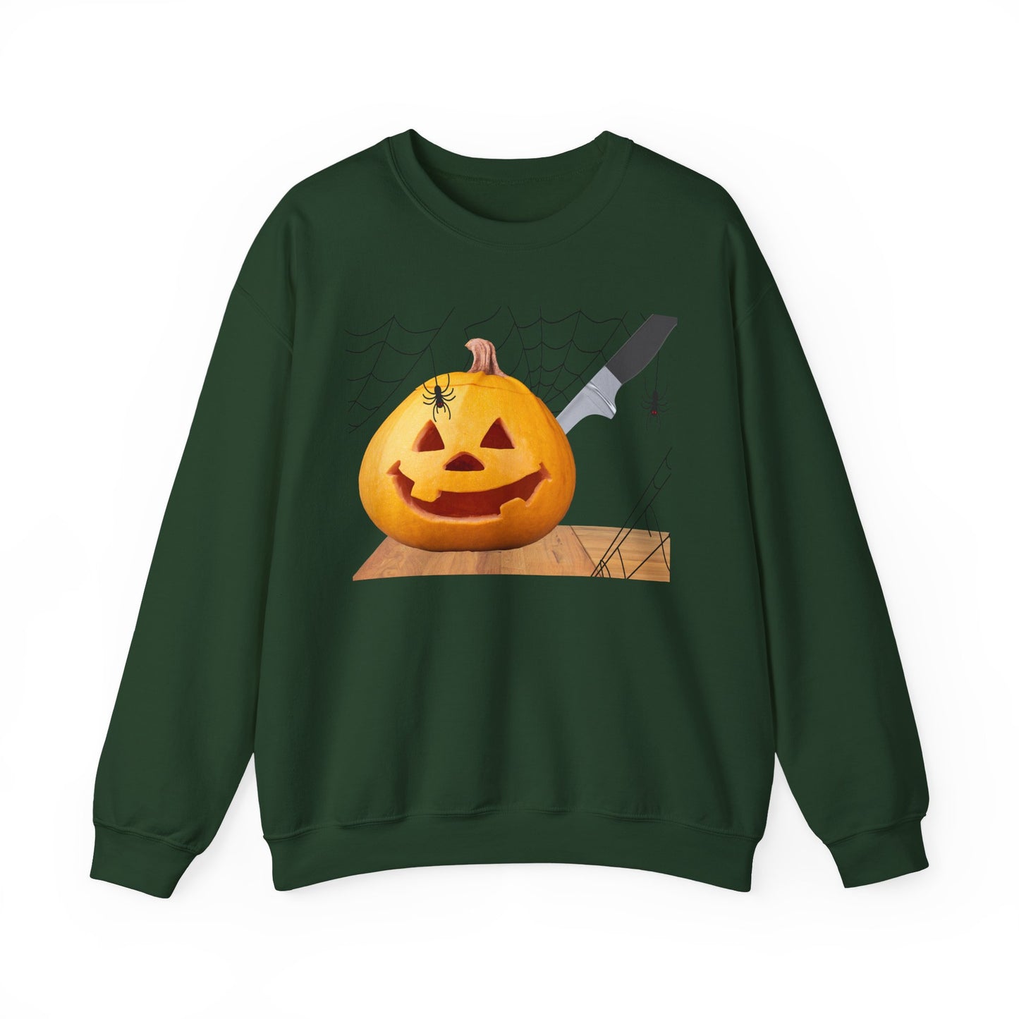 Halloween Smiling Pumpkin Face Sweatshirt