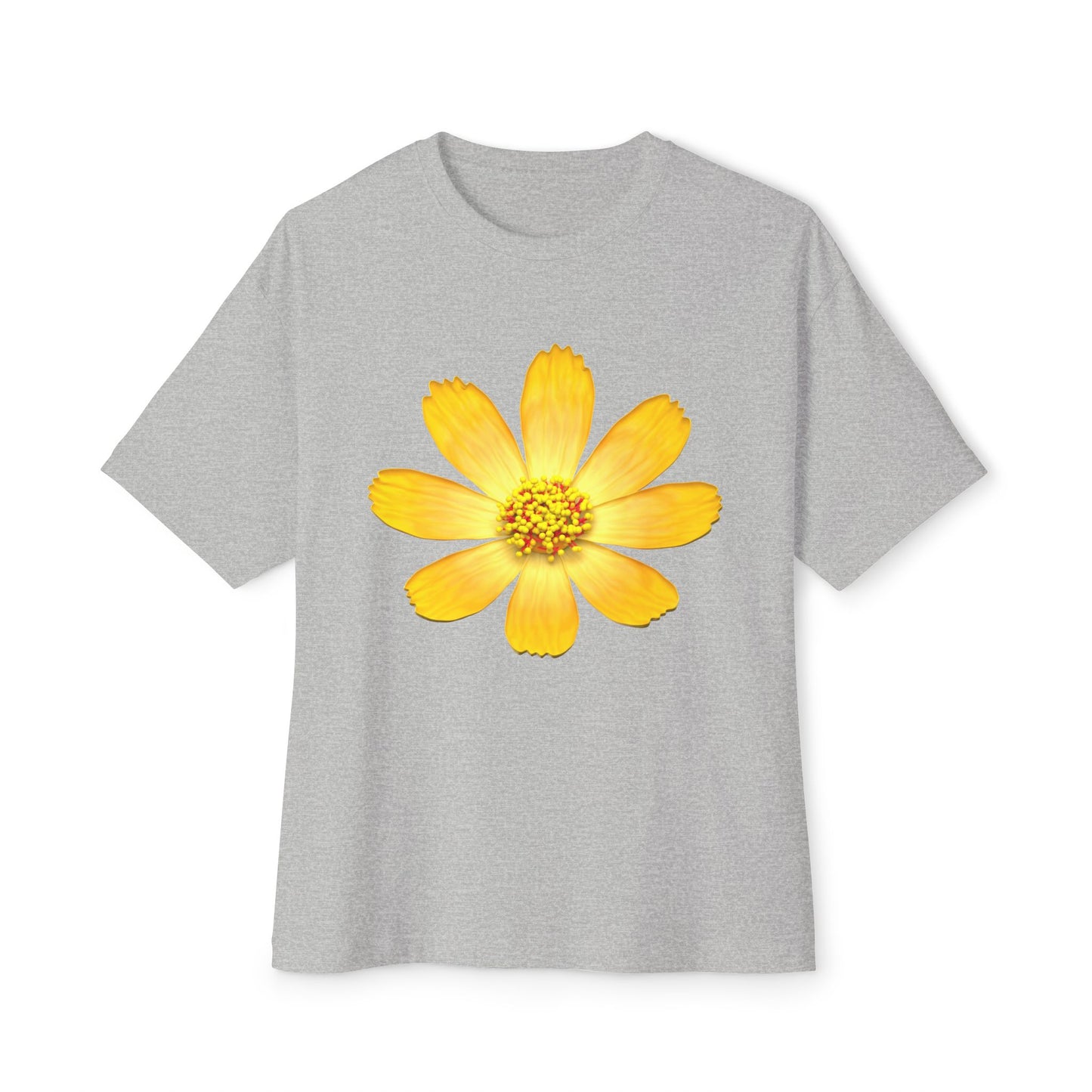 Yellow Petals Oversized Tee