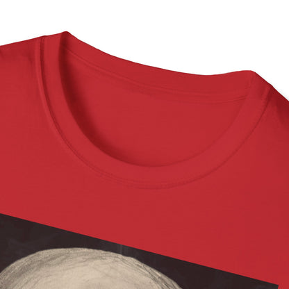 Skull Art Unisex Softstyle T-Shirt - Edgy Graphic Tee for Halloween, Festival Wear, Music Lovers, Gift Idea, Casual Style