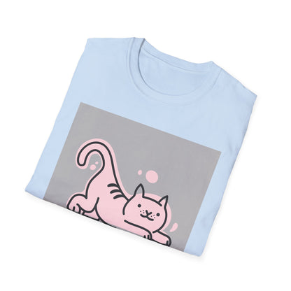 Cute Cat Themed T-Shirt, Unisex Softstyle Tee, Find Your Inner Purr, Pet Lover Gift, Cozy Casual Wear, Birthday Gift, Cat Owner Apparel