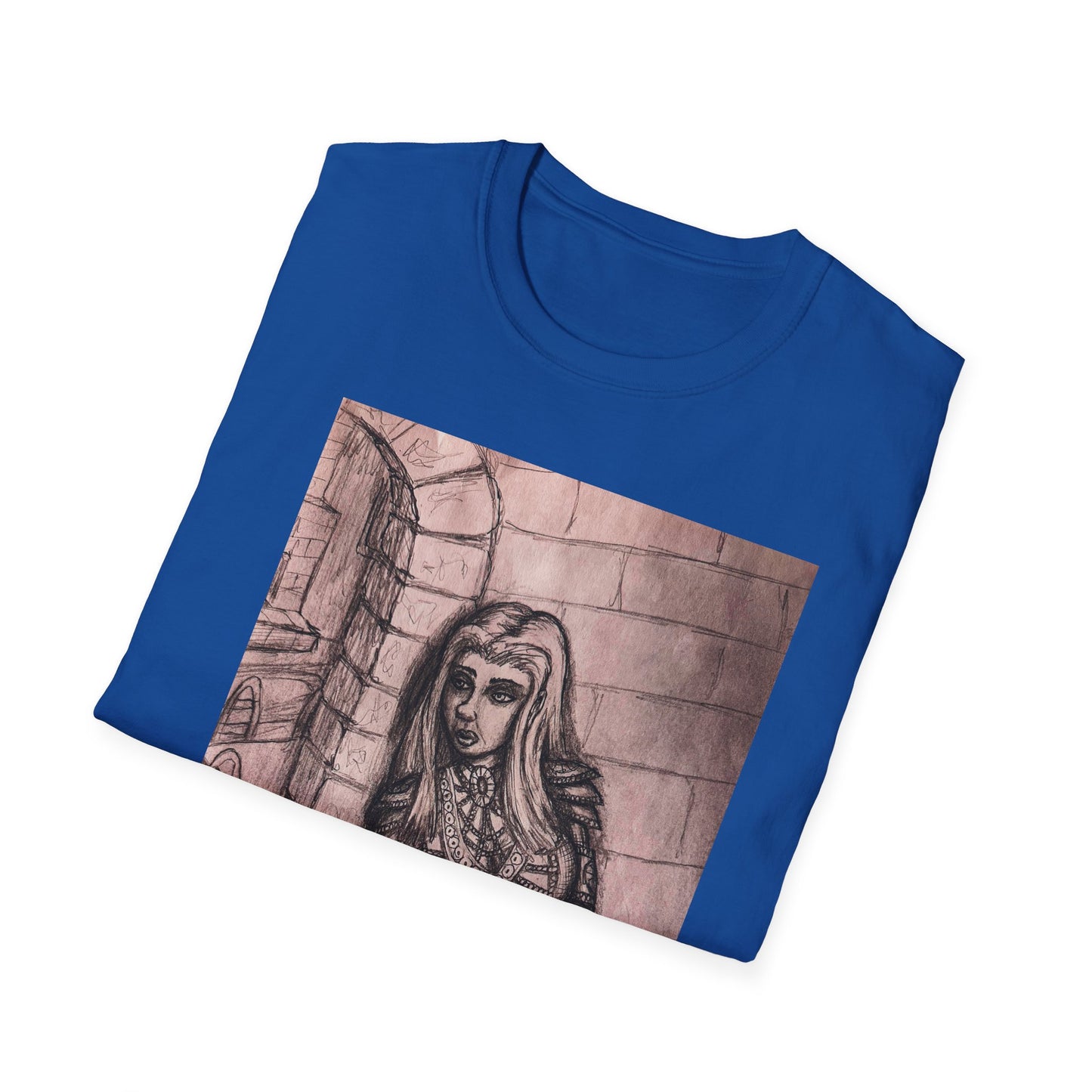 Fantasy Elf Warrior Unisex Softstyle T-Shirt