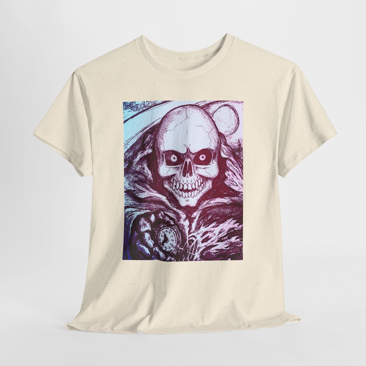 Grim Reaper Graphic Unisex Heavy Cotton Tee