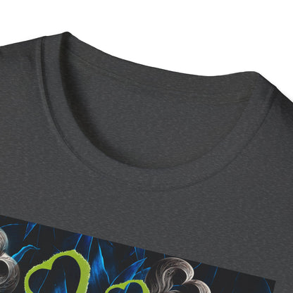 Floral Heart Unisex T-Shirt, Soft Cotton Tee, Casual Wear, Gift for Her/Him, Trendy Graphic Tee, Stylish Everyday Shirt