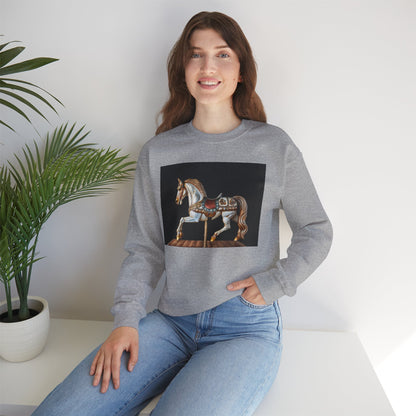 Vintage Carousel Horse Crewneck Sweatshirt, Cozy Sweatshirt, Equestrian Gift, Animal Art Sweatshirt, Unique Fall Apparel, Celebration [...]