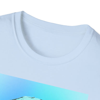 Skull Graphic  Bright Colored Unisex Softstyle T-Shirt, Edgy Tee, Casual Wear, Festival Apparel, Gift for Horror Fans, Halloween Clothing